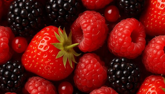 Rood fruit bij Energy Food Ingredients